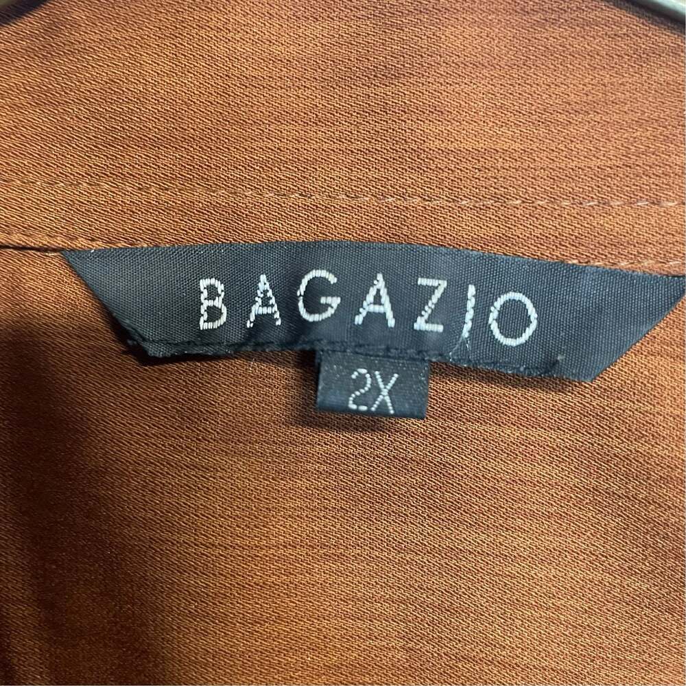Bagazio Men’s 2XL Brown Short Sleeve Button Up Shirt & Size 40 Shorts Set - Picture 4 of 14